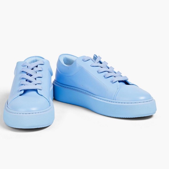 GANNI Sporty low-top flat platform sneakers - Picture 1 of 14